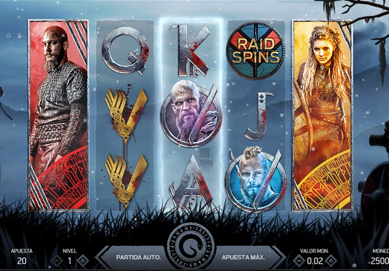 Panel del juego principal de Vikings en su versión de prueba