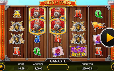Panel de control del juego en su versión móvil, en la que se aprecian las diferencias en su barra inferior respecto a la versión PC